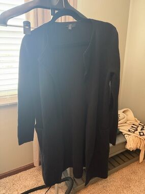 J. Crew Black Knit sweater jacket 365 Collection